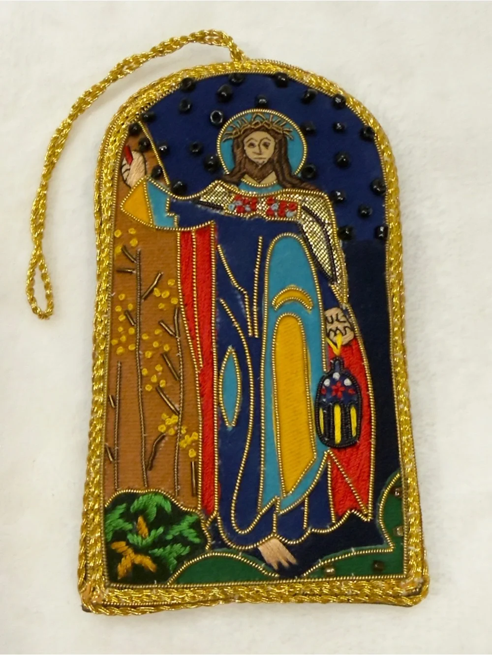 Vintage William Holman Light of the World St Paul’s Cathedral  in Navy